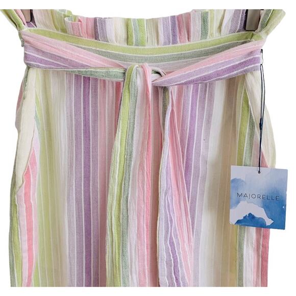 Majorelle Everest Stripe Paperbag Pants Size Medium - Picture 5 of 14